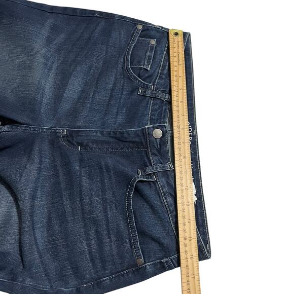 Riders by Lee Womens Jeans Size 12 Straight Leg Dark Wash Mid Rise Stretch Denim - Picture 8 of 10